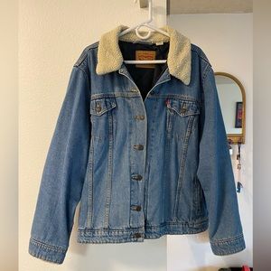 Women’s Plus Levi’s Sherpa Denim Jacket